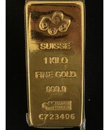 Gold Bar 1 KILO PAMP Suisse Fine Gold 999.9 In Sealed Assay - $100,000.00