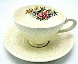 Wedgwood Wellesley Tintern AL9460 Cup and Saucer Pair - £8.50 GBP