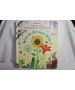 Usborne Book (new) HOW DO FLOWERS GROW? - LIFT-THE-FLAP FIRST QUESTIONS ... - £15.16 GBP