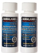  Kirkland Minoxidil 5% Extra Strength 2 Month Supply Mens Hair Loss Treatment - £11.13 GBP