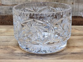 CRYSTAL CLEAR 8&quot; Bowl 24% Lead Crystal Pinwheel &amp; Starburst Patterns, - ... - $55.73