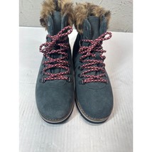Skechers Women&#39;s Bobs Rocky-Urban Hiker Fur Lined Boot Blue/Gray Size 6.5 - $932.02 MXN