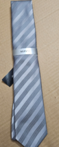 ALFANI Men&#39;s Tie Walden Stripe Grey 020 NWT MSRP $55.00 - $14.80