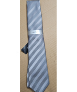 ALFANI Men's Tie Walden Stripe Grey 020 NWT MSRP $55.00 - $14.80