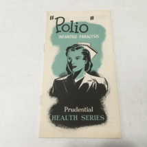 Polio infantile paralysis prudential health series small vintage booklet - €17,15 EUR