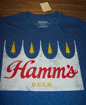 Vintage Style Hamm&#39;s Beer T-shirt Small New w/ Tag Millercoors - £15.82 GBP