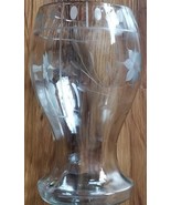 VINTAGE ~ Clear Etched Glass ~ Floral Design Vase ~ 9.5" x 4.75" - €43,05 EUR VINTAGE ~ Clear Etched Glass ~ Floral Design Vase ~ 9.5" x 4.75" - €43,05 EUR