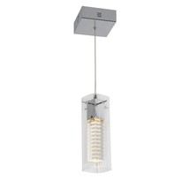 Artika Hologram 8.5-Watt 1 Light Chrome Modern Integrated LED Mini Pendant Light - £32.02 GBP