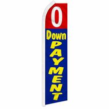 O% Down Payment Swooper Flag (Red and Blue) - £18.26 GBP