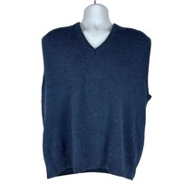 Janzen Men&#39;s Blue V-Neck Sweater Vest Size XL - £16.25 GBP