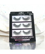 THE CREME SHOP Flexible Fit 3D Faux Mink Lash Trio in Bossy Brand New in... - $17.33