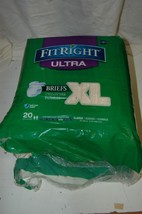 Lot of 15 FitRight Ultra XL Anti Leak Guard Briefs Medline Adult Diapers - £7.85 GBP