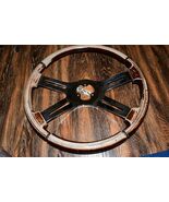 vintage wooden boat Steering Wheel by SCI - slight cracks iin wood-AS IS... - $2,389.55 MXN