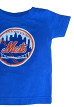 NY Mets Baby T Shirt 12 Months Blue MLB Baseball Short Sleeve Infant image 6