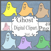Ghost Digital Clipart Vol. 4 - £0.99 GBP
