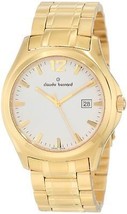NEW Claude Bernard 70156 37J AID mens Classic Gents Gold PVD ss silver watch 50m - £155.65 GBP