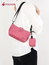 Fouvor 2023  Western Style Small Bag For Women Ox Cloth  Bag Fashion Canvas Fema - £141.21 GBP
