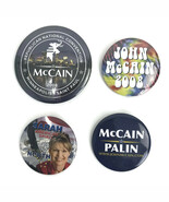 Lot of 4 2008 John McCain President Campaign Palin Political Pinback But... - $28.21 CAD