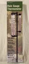 AcuRite Rain Gauge &amp; Thermometer Swivel Combination Measure Up To 7.5” O... - £23.73 GBP