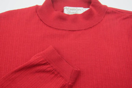 GORGEOUS St Croix Knits Cotton Microfiber Long Sleeve Mock Neck Sweater XL - £64.50 GBP