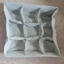 Drawer Organizer 9 Square Partitions Fabric Bras Socks Underwear Dew Rags - $7.99