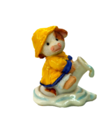 Vintage Enesco Mary&#39;s Moo Moos When It Rains It Pours Cow 296880 1997 NO... - £7.77 GBP