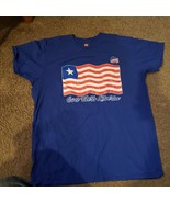 NICE Men&#39;s Liberian Liberia God Bless OLM Minnesota Blue T-Shirt sz- M Med - $348.85 MXN