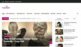 Hair Styles Automated Wordpress Website - Turnkey Site - £11.28 GBP