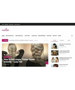 Hair Styles Automated Wordpress Website - Turnkey Site - $263.57 MXN
