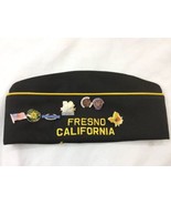 VETERANS of FOREIGN WARS OVERSEAS CAP with many PINS VFW GARRISON HAT Fr... - $21.77