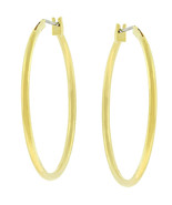 Basic Golden Hoop Earrings - $404.78 MXN