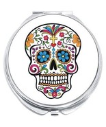 Sugar Skull Compact with Mirrors - Perfect for your Pocket or Purse - £9.37 GBP