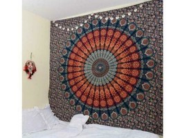 Mandala Tapestry Indian Wall Hanging Decor Bedspread Throw Bohemian Hippie - £13.12 GBP+