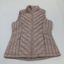32 Degrees Heat Women's Beige Lightweight Puffer Full Zip Vest Size Small  image 13