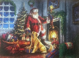 Sunsout 300-Piece ‘Helping Santa’ Jigsaw Puzzle Worked Complete  - $9.49