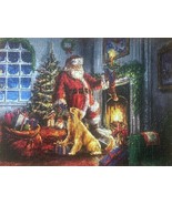 Sunsout 300-Piece ‘Helping Santa’ Jigsaw Puzzle Worked Complete  - £7.46 GBP