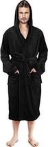 NY Threads Mens Hooded Fleece Robe - Plush Long Bathrobes - £33.27 GBP+