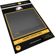 Myartscape Graphite Transfer Paper, 18&quot; X 24&quot; - 10 Sheets - Black Waxed ... - $22.48