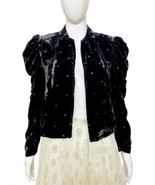 Doen Women&#39;s Velvet Jacket Embroidered Floral Print Jacket Coat XS - £213.82 GBP