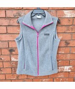 Columbia Women&#39;s Gray Fleece Zip-Up Vest Large - $319.88 MXN