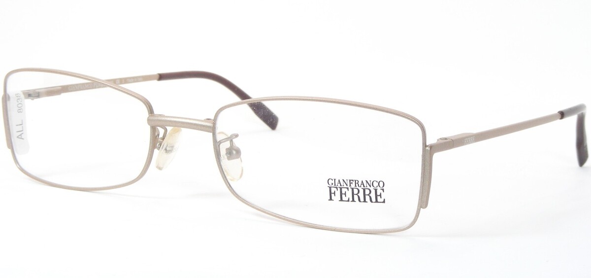 Gf Ferre GF12204 Blass Gold Taupe Einzigartig Selten Brille Gf 12204 54-... - $155.28 Gf Ferre GF12204 Blass Gold Taupe Einzigartig Selten Brille Gf 12204 54-... - $155.28
