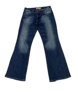 Apollo Denim Jeans Women Size 11/12 Dark Wash Faded Whispering Boot Cut ... - $22.18 CAD