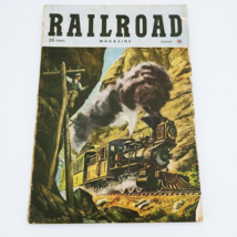 Vintage Railroad Magazine Aug. 1949 Vol. 49 No. 3  &quot;Loadville &amp; Gunnison&quot; - READ - £11.90 GBP