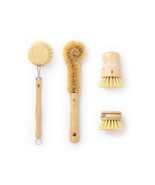 PLANT OATH | Bamboo Dish Brush Set #22 | Eco-Conscious Kitchen Cleaning Set - $25.99