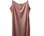 Oh My Julian Nightgown Size M Slip Pink Knee Length Strappy Adjustable - £10.39 GBP