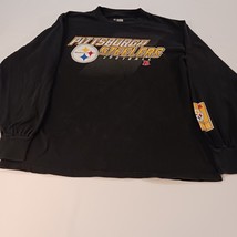 NFL Team Apparel Pittsburgh Steelers Men&#39;s Long Sleeve Graphic Black T-S... - $191.28 MXN