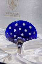 Faberge  Galaxie Crystal Cobalt Blue Martini Glass - $295.00