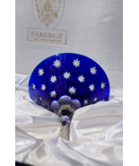 Faberge  Galaxie Crystal Cobalt Blue Martini Glass - £235.81 GBP