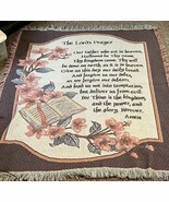 Cozycore Beautiful &quot;The Lord&#39;s Prayer&quot; 45&quot; x 54&quot; Heavy Tapestry Blanket ... - $32.71