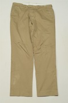 J.CREW 35 x 32 Khaki Bowery Slim Stretch Chino Pants - £11.47 GBP